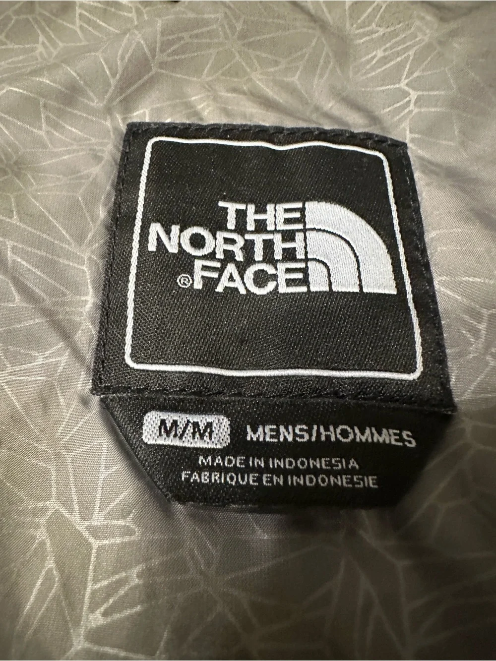 The North Face Men's Jacket in Forest Green & Grey with Logo - Size M
